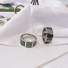 Designer l anel feminino anel de aço titânio masculino anel casal jóias com jóias de aço inoxidável moda casal anéis