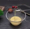 Semiautomatic Mixer Egg Beater Manual rostfritt stål Vispa handhållen självvridande mixer hand äggkräm omrörande köksverktyg z2631934