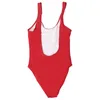 Doğum Günü Slay Mektup Baskı Tek Parça Mayo Kadınlar Kız Mayo Kadınlar Yüksek Kesim Mayo Artı Boyutu Monokini Beachwear Femme T200708