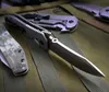 1Pcs Excellent Quality 0630 Ball Bearing Folding Knife D2 Drop Point Stone Wash Blade G10 + Stainless Steel Sheet Handle EDC Knives