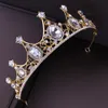 2021 Nieuwe Vintage Barokke Bruids Tiara Accessoires Prom Hoofddeksels Prachtige Sheer Kristallen Bruiloft Tiara 'S En Kronen 1922