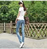 패션 섹시한 연필 바지 슬림 핏 봄 여름 청바지 여자 낮은 허리 마른 바지 여자를위한 여성 데님 청바지 바지 2010304234932