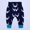 Clothes set Newborn Boy Baby Girl Printed Deer rompers + Pant + Hat 3pcs Outfits Set Christmas Baby Clothing Sets 0-24M