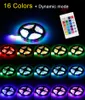 RGB LED Strip Light DC 5 V 1 M / 2m / 3m / 4m / 5 M Wodoodporne paski RGBW Lights Glassble Wstążka Kryty Sypialnia TV Oświetlenie Podświetlenie