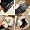 SKLFGXZY 2020 Winter Shoes Women's Snow Boots Genuine Leather Keep Warm Cross-Tied Platform Wedges Ankle Boots For Women1
