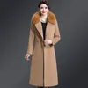 Zimowe kobiety eleganckie szczupły płaszcz o wielkiej wielkości Wysokiej jakości odzież uliczna w stylu koreańskim 4xl 201215