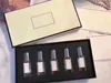 2021 NEW COLOGNE 5 st SET FOR FÖR MEN PORTABLE DRAGRANCE KITS Långvarig gentleman Parfym Ställer upp Top Lukt 9 ml * 5.