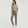 Wixra Frauen Casual Samt Hosen Winter dame Dicke Wolle frauen Kleidung Spitze-up Lange Hosen 220214