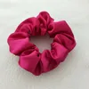 Women Silk Scrunchie Elastic Handmade Multicolor Hair Band Ponytail Holder Headband Hair Accessories epacket 70 colors 414 K25650830