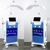 8 in 1 Hydra Facial Machine Hydro MicroderMabrasione Ultrasuoni Scuratura della pelle Attrezzatura antigas dell'ossigeno Attrezzatura idrafaciale