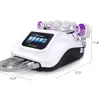 Stock in USA New Promotion Slimming Equipment 6 In 1 Cellulite Removal Machine Ultrasonic Cavitation Vacuum Radio Frequency Lipo Laser for Spa