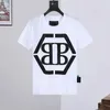 Herr t-shirtss kull t shirt toppbrev tshirt philips vanlig lyx kort ärm tee mens toppar mode lösa tshirts tees klädkläder grossistkläder wddj