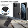 Fundas tipo billetera tipo folio desmontables con funda protectora delgada para soporte de automóvil para iPhone 12 Mini / 12 Pro Max 6.7 ", iPhone 11 6.1" XS XR 7 8 Plus