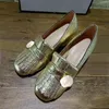 Designer Fashion Dress Shoes Office High Heels One Pedal Metal Decorative Leather Comfortable Professional Women's Shoes Beautiful Work Shoe