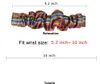 Tiedye Pattern Velvet Fabric Scrunchie مرنة Watchband Cover for Apple Watch Band Series 7 41mm 41mm 6 5 4 3 38mm 40mm 42m2635829