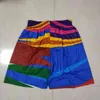 Heren shorts Team Basketball Short Just Don Bear Retro Sport Shorts Hip Pop Pant Met Zak Rits Joggingbroek Paars Wit Zwart Blauw Rood Geel Me