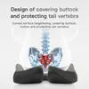 CHECA GOODS Premium Comfort Seat Cushion - Non-Slip Orthopedic 100% Memory Foam Coccyx Cushion for Tailbone Pain Back Pain 2012162419