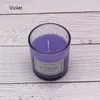 Aromaterapi glas kopp ljus romantisk valentin födelsedag festival hem dekorativt ljus doftande paraffin violett magnolia ljus