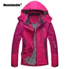 Mountainskin Men Women Spring Autumn Outdoor Hiking Jackets Waterproof Windbreaker Climbing Camping Trekking Rain Coat VA301 220124