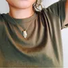 925 Silver Tassel Necklaces handmade Jewelry 14K Gold Filled Pendant Vintage Boho Choker Kolye Hammered Boho Jewelry For Women Q0531