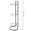 1PC Creative Basketball Rack Space Saving Practical Ball Rack Basketball Holder Shile Shelf Metal Stand Support T200413218R