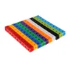 100pcs 10 색 멀티 링크 링크 계산 큐브 스냅 블록 교육 수학 조작 키즈 조기 교육 장난감 LJ200907