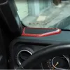 ABS A Pilastro Altoparlante Decorazione Copertura Trim Fibra di carbonio rossa per 2018-2020 Jeep Wrangler JL JT Accessori interni