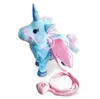 Xiangtat Work Hard Doll Electric Walking Unicorn Plush Toy LJ201105