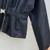 Женские куртки дизайнер 2020 Модная куртка для женщин Свободная цепочка Полиамидная униформа с капюшоном с длинными рукавами Пальто для женской верхней одежды Дизайнер AW5Z