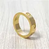 Steel Love Ring Gold Sier Rose Wedding Band Rings for Women Engagement Men Wholal Jewelry Box Ship3974621