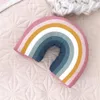 Rainbow U Sharp Enfants Oreiller Décoratif Chambre Cou Oreiller Coussin Mignon Bébé Oreillers Sommeil Jouets En Peluche Poupées En Peluche Cadeau D'anniversaire Y200723