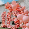 DIY Anniversaire Numéro Ballons Boîte De Remplissage Cadre Mosaïque Coeur Boules Anniversaire Baby Shower Décorations De Mariage Partie Toile De Fond 220225