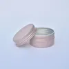 10g 15g 30g Tom Mini Rose Gold Aluminium Cream Jar Pot Nail Art Makeup Lip Glans Tom Kosmetiska Metallburkar Containrar WB3207