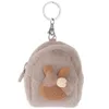 Objets décoratifs Figurines en peluche porte-monnaie Mini changement porte-clés pendentif décor (couleur aléatoire)