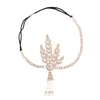 Nieuwe Great Gatsby hoofdband hoed 1920039s haarkap zilver ivoor Daisy Vintage Flapper Great Gatsby Flapper kostuum jurk Accessori9551126