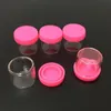 2022 New Silicone Wax Dab Container 6 Ml Glass Jar Dab Dry Herb Concentrate Container Glass Bottle