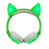 Verjaardagscadeau Wireless Bluetooth oortelefoon opvouwbare flitsende kattenoor kinderen hoofdtelefoon gaming headset met LED -licht