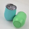 ¡Venta al por mayor! Copas de vino de sublimación de 12 oz brillantes en las tazas de pintura luminosa oscuras Botellas de agua de acero inoxidable Tazas de leche para beber A12