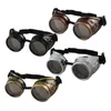 Okulary przeciwsłoneczne 2021 Przyjazd Vintage Styl Steampunk Goggles Spawanie Punk Okulary Cosplay FreeWholesale1