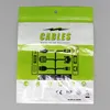 18 * 23cm OPP Plastpåsar Hanghål Polypaketpåse för mobiltelefon USB-kabel Tillbehör Retail Packing