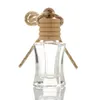 Car Perfume Bottle Pendant Ornaments Air Freshener Empty Glass Bottles Cars Decor Accessories