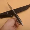 Açık Knuckle Survival Düz Av Bıçağı 440C Saten Blade Tam Tang G10 Kolu Naylon Kılıflı Sabit Bıçak Bıçakları