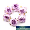 5pcs Artificial Flower DIY Craft Flower 5cm Washable Reusable Silk Peony Bouquet Necessaries Wedding Party Decor In Stock
