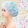 10st Badande hatt duschkapsel elastiska badrumstillbeh￶r ￥terf￶rs￤ljbara badkar slumpm￤ssiga f￤rger h￥rlock vattent￤t h jllmws