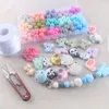 XCQGH 50pcs Silicone Beads 12mm Food Grade Silicone Sensory Teething Beads Mom Nursing Necklace DIY Jewelry Baby Teethers Y12214676340
