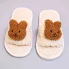 Pantofole NXY Pantofole peluche per bambini ragazza famiglia cotone caldo lana di agnello bambini autunno inverno 220125