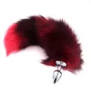 Fox Tails Plug Anal Métal Anal Sex Toys Butt plug Jeux de Sexe Jeu de Rôle Cosplay Jouets Drop Y2011186371491