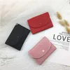 Nuovo portafoglio in pelle di alta qualità Portafoglio da donna Porta carte rosa Porta biglietti da visita classico Borsa da donna Borsa piccola busta 12 * 8 * 3 cm