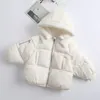 Casual Outerwear jas voor kinderen koude winter warme capuchon jas kinderen met katoen met katoenen gevarieerde kleding kinderen warm down down jas lj201203