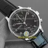 JHF Специальная распродажа Best версия 41 мм черный циферблат ETA SA7750 Chronograph Automatic 371415 Mens Watch 316L стальные корпусные часы STOPWatch Watch